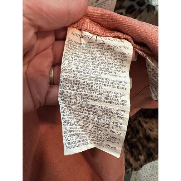 Zara Dusty Pink Washed Denim Oversized Jacket Women’s Size S NWT - Picture 8 of 8